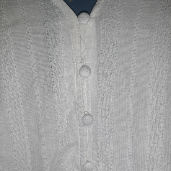 White Cotton Dress - Picture 1 of 7